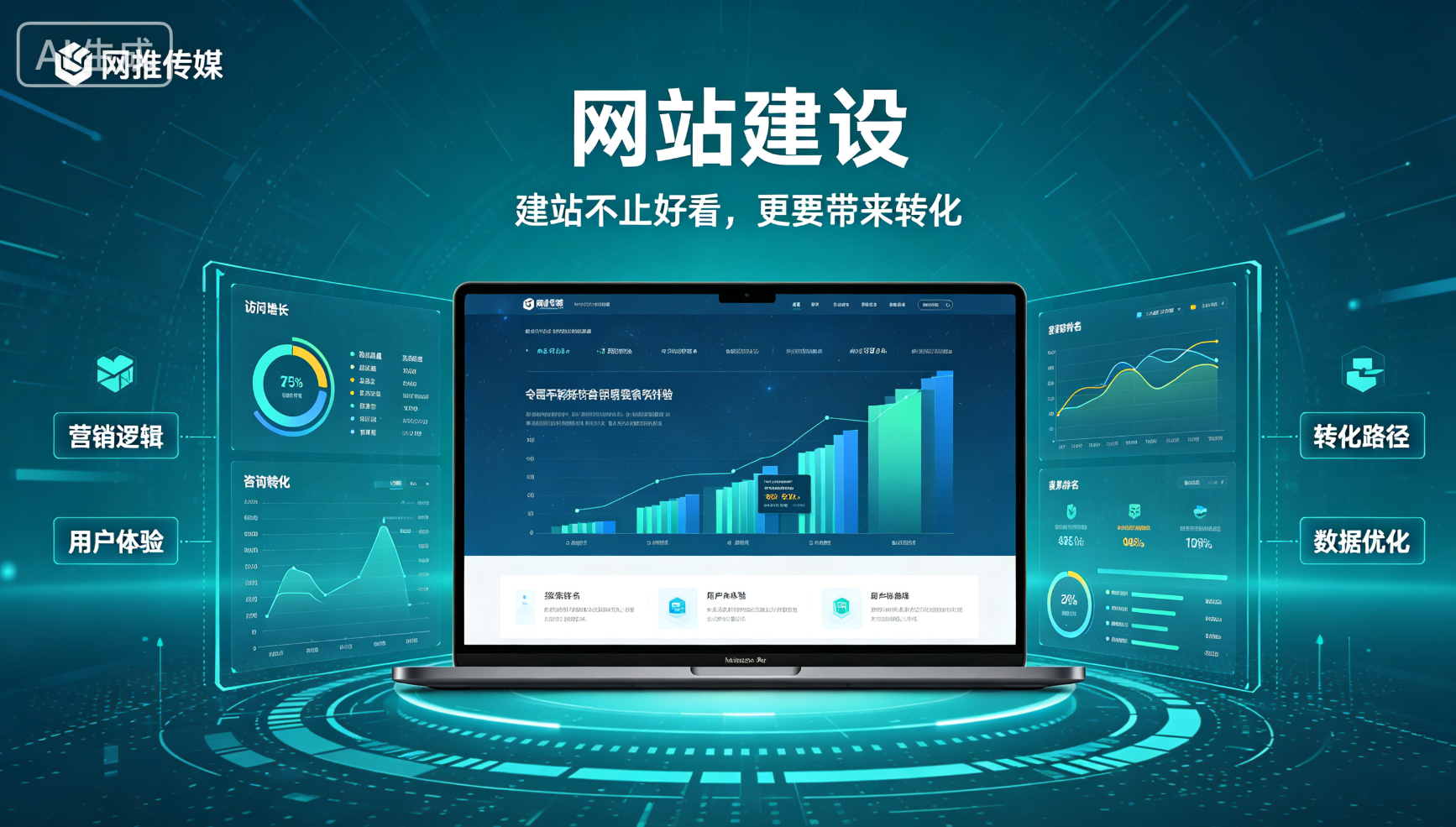 网推传媒网站建设项目案例展示
